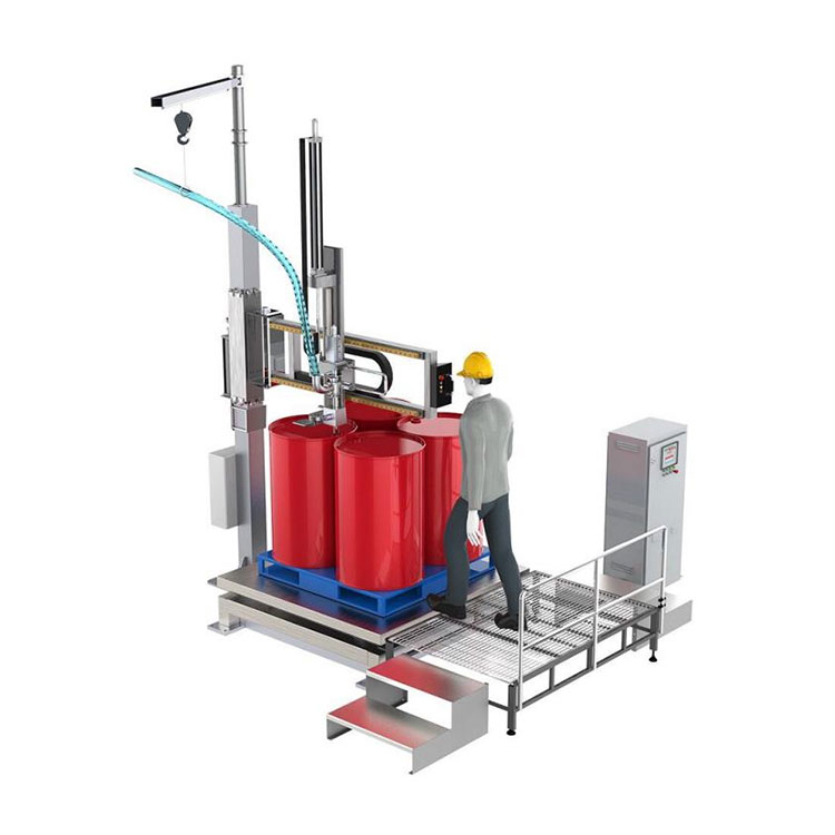 200L IBC Tuimelaarvulmachine