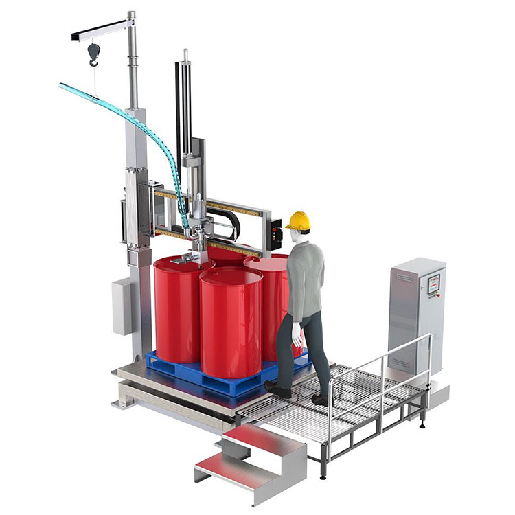 IBC Barrel Rocker Type harsvulmachine